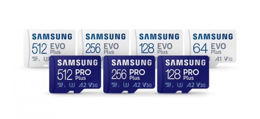 Samsung обновила линейку карт памяти microSD