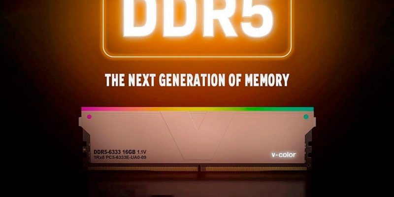 Появилась первая фотография памяти V-Color DDR5-6333 от Colorful