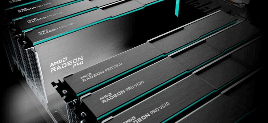 Представлена Radeon Pro V620 с 32 ГБ видеопамяти — самая мощная видеокарта в истории AMD