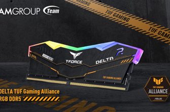 TEAMGROUP и ASUS представили игровую память DELTA RGB DDR5 с частотой выше 6000 МГц