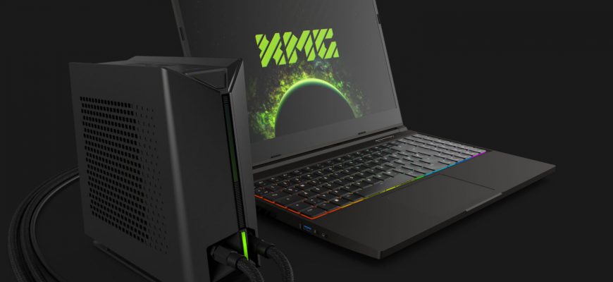XMG представила необычный игровой ноутбук Neo 15 с RTX 3070 Ti/RTX 3080 Ti и внешней системой жидкостного охлаждения