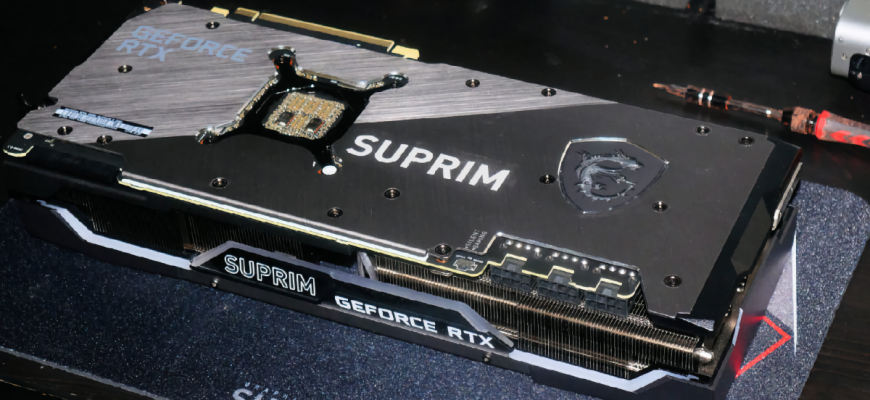 MSI GeForce RTX 3090 Ti SUPRIM X поступила в продажу в Японии