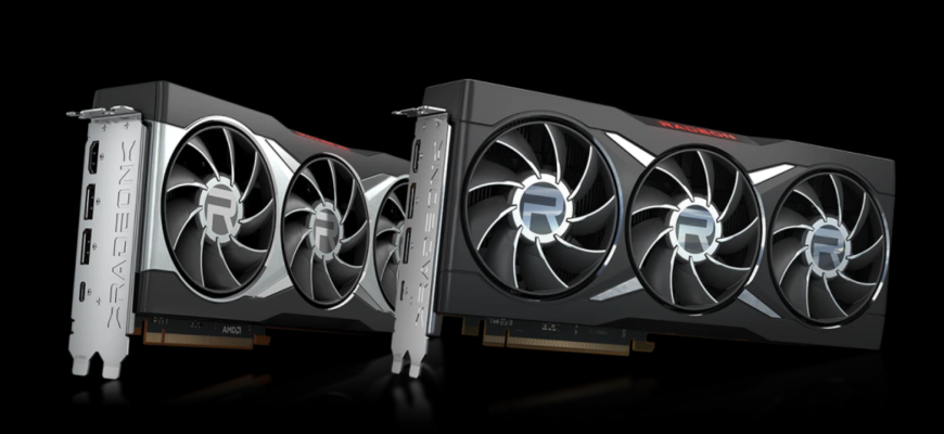 Видеокарты Radeon RX 6950, RX 6750 XT и RX 6650 XT представят 20 апреля — ожидается исполнение Midnight Black