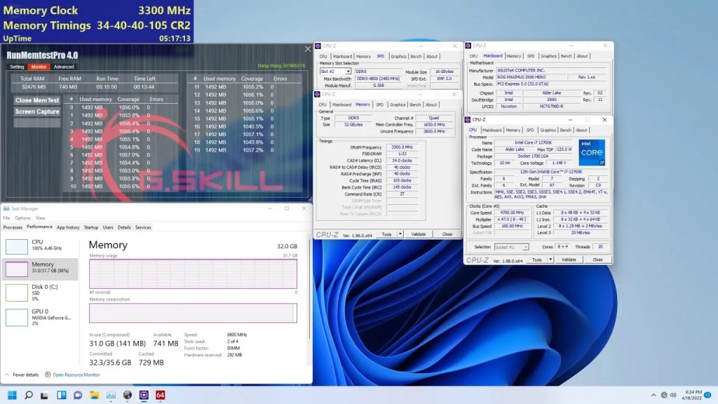 G.SKILL анонсировала новый комплект памяти DDR5-6600 с рекордно низкими таймингами