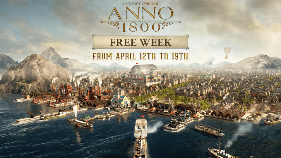 Ubisoft объявила о неделе бесплатной игры в Anno 1800