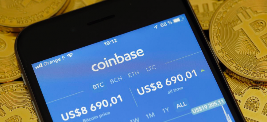 Coinbase начала блокировать российских пользователей с депозитом менее 10 000 евро