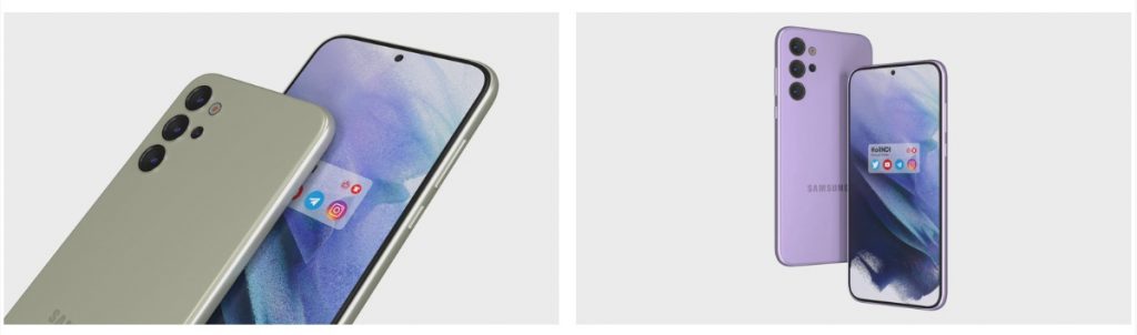 Samsung Galaxy S22 FE показали на концептуальных рендерах