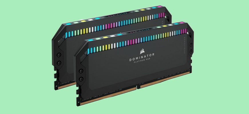 Представлена оперативная память Corsair Dominator Platinum RGB DDR5 с частотой 6600 МГц