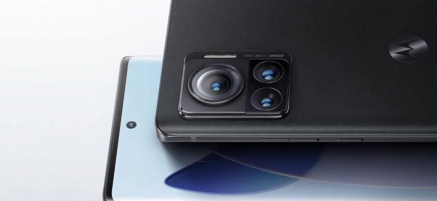 Motorola раскрыла дизайн Moto Edge X30 Pro — первый смартфон с камерой на 200 Мп