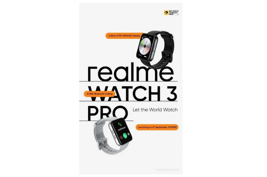 Раскрыты характеристики умных часов realme Watch 3 Pro