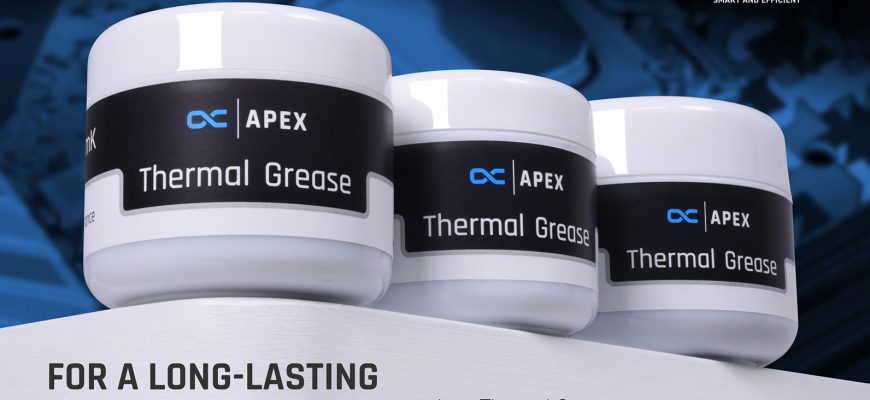 Alphacool начала продавать термопасту Apex в банках по 20, 50 и 100 грамм