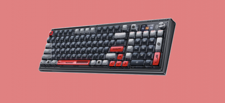 Выпущена механическая клавиатура Nubia Red Magic с 1,43-дюймовым дисплеем