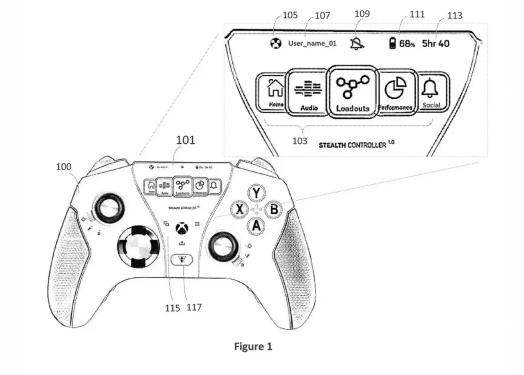 Microsoft запатентовала контроллер с сенсорным экраном